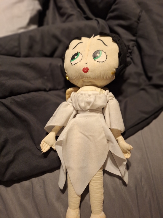 Betty Boop Other - Betty Boop Plush Doll in White Dress